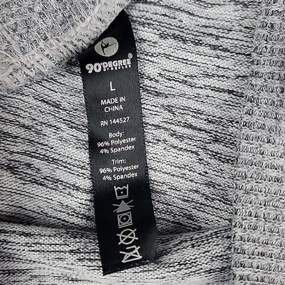 ‎90 DEGREES BY REFLEX Strappy Back Sweatshirt [SIZE LARGE] - Picture 4 of 5